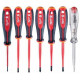 Milwaukee Milwaukee insulated screwdriver set up to 1000V SL2,5,SL3,SL4,PH2,PZ1,PZ2,screwdriver-tester 7pcs (4932478738)