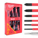 Milwaukee Milwaukee insulated screwdriver set up to 1000V SL2,5,SL3,SL4,PH2,PZ1,PZ2,screwdriver-tester 7pcs (4932478738)
