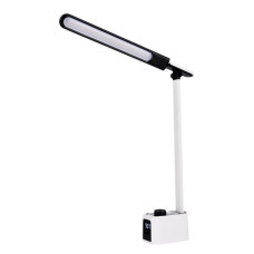 LEDVANCE Table lamp Panan Clock 8Вт 3000К 4000К 6500К 2USB dimer white (4099854363641)