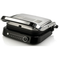Gorenje Grill clamping, 2100W, temp. regimes-7, removable plates, 180 opening, metal, grey (GCG2100S)