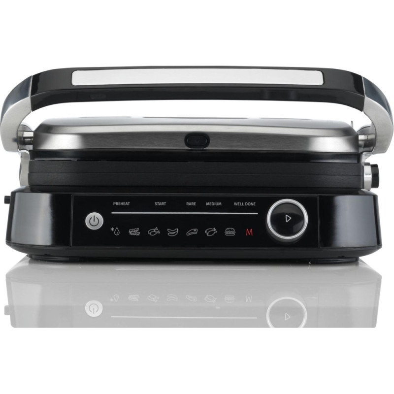 Gorenje Grill clamping, 2100W, temp. regimes-7, removable plates, 180 opening, metal, grey (GCG2100S)