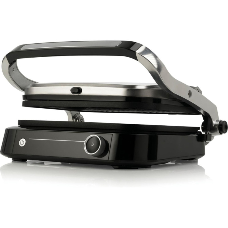 Gorenje Grill clamping, 2100W, temp. regimes-7, removable plates, 180 opening, metal, grey (GCG2100S)