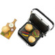 Gorenje Grill clamping, 2100W, temp. regimes-7, removable plates, 180 opening, metal, grey (GCG2100S)
