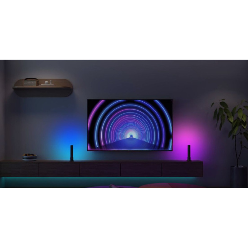 Govee Набор адаптивной подсветки H6056 RGBICWW WiFi + Bluetooth Flow Plus Light Bars RGB Черный (H60563D1)