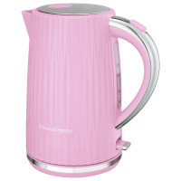 Russell Hobbs Электрочайник Eden, 1.7л, нержавеющая сталь, пластик, малиновый (27362-70)
