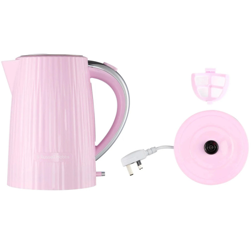 Russell Hobbs Electric kettle Eden, 1.7L, Stainless Steel, plastic, Raspberry (27362-70)