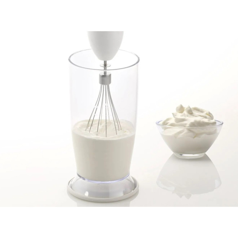 Gorenje submersible blender 800W, 5in1, bowl-500ml, chopper, white (HBC806QW)