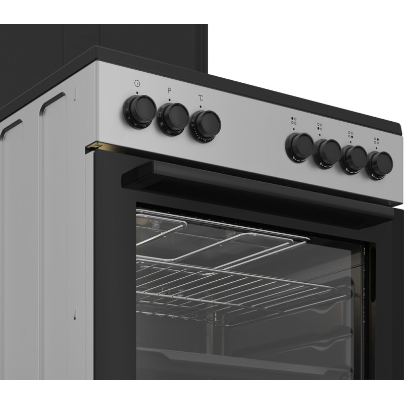 Beko Cooker combined, 66L, 60x60cm, convection, silver (FBM62120SD)