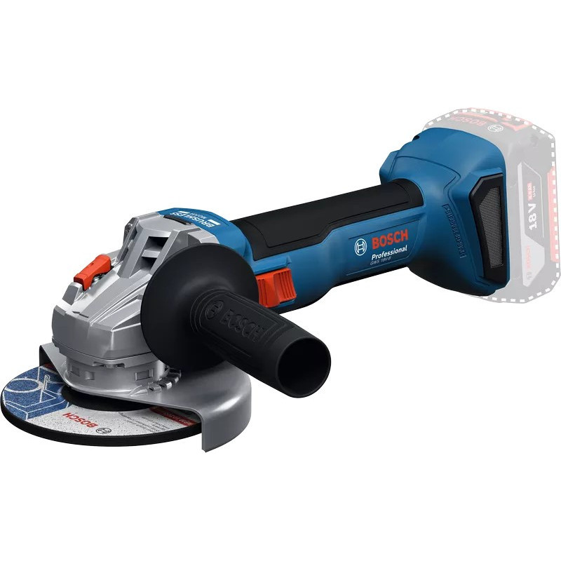 Bosch cordless angle grinder GWS 18V-8 125mm 11000 rpm 1.6kg without battery and ЗП (0.601.9N9.000)