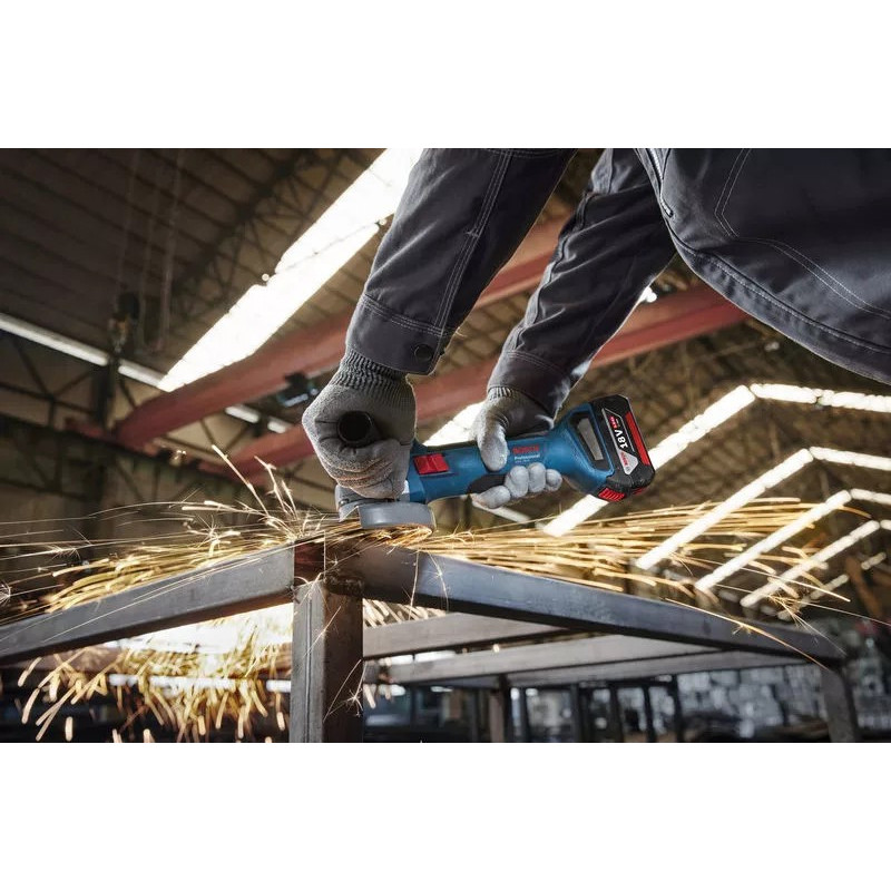 Bosch cordless angle grinder GWS 18V-8 125mm 11000 rpm 1.6kg without battery and ЗП (0.601.9N9.000)