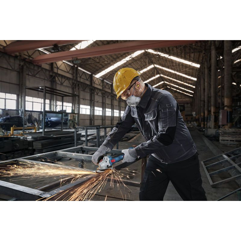 Bosch cordless angle grinder GWS 18V-8 125mm 11000 rpm 1.6kg without battery and ЗП (0.601.9N9.000)