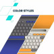 Клавиатура Canyon HKB-W03 Wireless UA Beige (CNS-HKBW03BG)