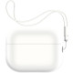Чехол для наушников Armorstandart Silicone Case with straps для Apple Airpods Pro 2 White (ARM68618)