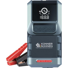 Könner & Söhnen Starter with air compressor KS JSP-1300, 16000 mAh, Li-ion, USB, flashlight, 1.35 kg (KSJSP-1300)