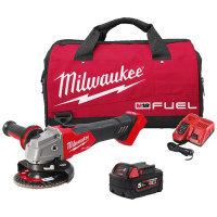 Milwaukee Шліфмашина кутова акумуляторна Milwaukee M18 FSAG125X-501BRF 125мм 18В 1x5.0А·год 8500об/хв ЗП М12-18 FС сумка 2кг (4933500779)