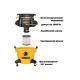 DeWALT Пилосос професійний DeWalt 1050Вт 15кПа контейнер 20л 62кг (DXV20PC)