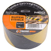 Neo Tools Стрічка попереджувальна Neo Tools, 500мх75мм, жовто-чорний (56-079)