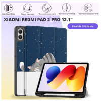 Чехол для планшета BeCover Flexible TPU Mate Xiaomi Redmi Pad 2 Pro 12.1" Good Night (715612)
