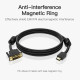 Кабель мультимедийный HDMI M to DVI M 2.0m 4K60Hz black Vention (ABFBH)