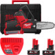 Milwaukee battery chain saw M12 FUEL FHS-602X 12V 2x6A h 15cm bar case 1.9 kg (4933472212)