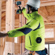 Makita Куртка акумуляторна LXT/CXT, 10.8-18В, з вентиляцією, поліестер, розміт L, зелений, 0.43кг (DFJ212ZL)
