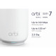 NETGEAR Система WiFi-Mesh Orbi RBE370 сателіт, BE5000, білий (RBE370-100EUS)