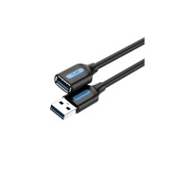 Дата кабель USB 3.0 AM/AF 2.0m black Vention (CBHBH)