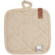 ARDESTO Potholder Oliver, 20x20cm, 100% cotton, filling: batting, chocolate (ART04OR)
