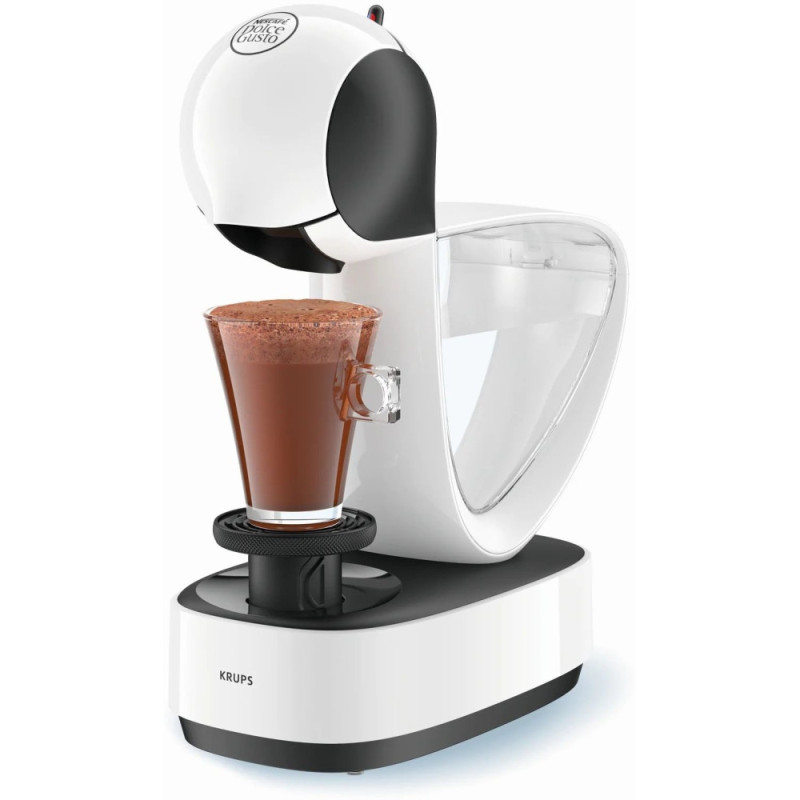 Krups capsule coffeee maker Infinissima 1.2l, capsules NESCAFE Dolce Gusto, white (KP170110)