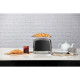 Russell Hobbs Toaster Matte Black 2 Slice, 1550W, stainless steel, heating, defrosting, black (26150-56)