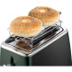 Russell Hobbs Toaster Matte Black 2 Slice, 1550W, stainless steel, heating, defrosting, black (26150-56)