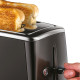Russell Hobbs Toaster Matte Black 2 Slice, 1550W, stainless steel, heating, defrosting, black (26150-56)