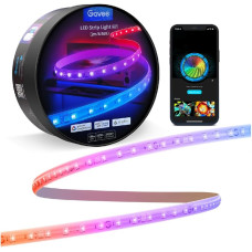 Govee Лента светодиодная умная H100E LED Strip Light M1 Matter Compatible 1m extension of H61E1, 5м, Белый (H100E0D1)