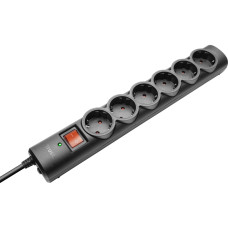Trust Surge Guard 6XSchuko 1.8m Black (21059_TRUST)