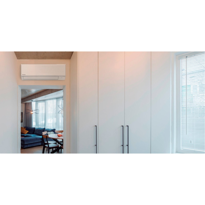 Panasonic Air Conditioner Super Compact CS-TZ20ZKEW/CU-TZ20ZKE, 20 m2, inverter, A++/A++, down to -15°С, Wi-Fi, R32, white