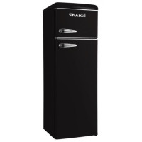 SNAIGE Ref with top freezer, ref-201L, freez.-46L, 2doors, A++, ST, retro, black (FR26SM-PRJ30E)