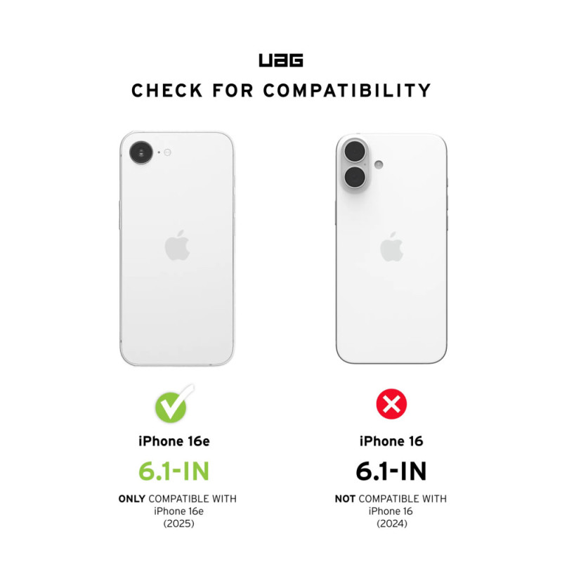 UAG iPhone 16E Plyo, Ice (114502114343)