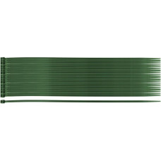 Neo Tools Cable Tie, 50pcs, Plastic, 2.5x200mm, Green (15-977)