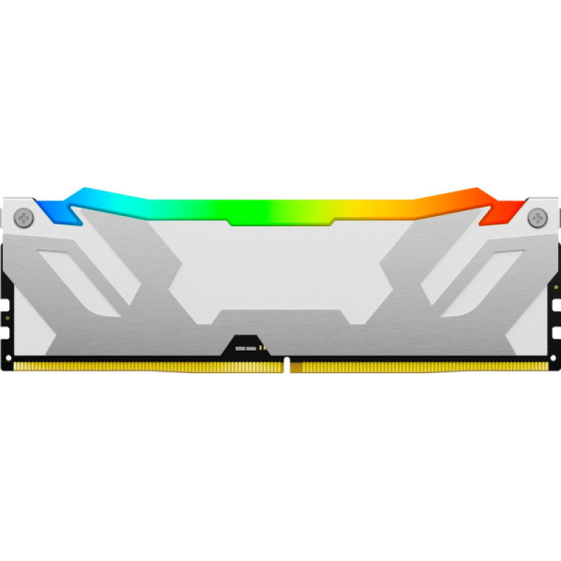 Модуль памяти для компьютера DDR5 48GB (2x24GB) 8000 MHz Renegade RGB White/Silver Kingston Fury (ex.HyperX) (KF580C38RWAK2-48)
