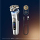 Philips electric shaver, razor head-3, Li-Ion, dry+wet, charge indicator, hard case, chromium (XP9404/46)