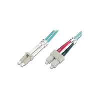 Оптический патчкорд Digitus LC/UPC-SC/UPC,50/125,OM3,duplex,5m (DK-2532-05/3)