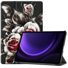 Чехол для планшета BeCover Smart Case Samsung Galaxy Tab S9 (SM-X710/SM-X716) / S9 FE (SM-X510/SM-X516B) 11.0" Black Rose (715922)