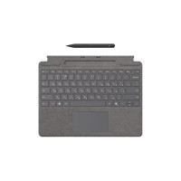Microsoft Surface Pro Keyboard with Slim Pen – Platinum keyboard, Black pen (8X8-00164)