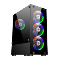 Корпус для ПК 1stPlayer V2-A-BK-4F1