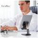 Подставка для планшета и телефона Knight Foldable Desk Mobile Phone Holder Stand (Alloy) Black Essager (EZJZM-QS01)