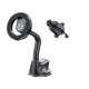 Универсальный автодержатель Canyon Magnetic car holder OnGrip 12 suction + air vent Black (CNS-CCHM12)