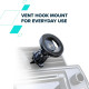 Универсальный автодержатель Canyon Magnetic car holder OnGrip 12 suction + air vent Black (CNS-CCHM12)