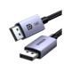 Кабель мультимедийный DisplayPort M to DisplayPort M 1.0m v2.1 16K DP118 black Ugreen (15383)