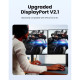 Кабель мультимедийный DisplayPort M to DisplayPort M 1.0m v2.1 16K DP118 black Ugreen (15383)