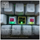 Клавиатура Epomaker Shadow-X 70 Mulan Switch Hot-Swap LCD Screen RGB Wireless/Bluetooth/USB UA White (SHX-W-M)